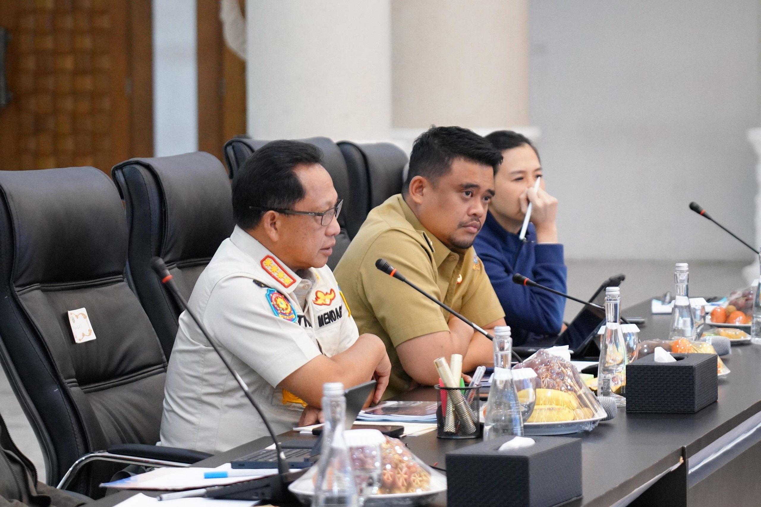 Bupati Pakpak Bharat Hadiri Rapat Koordinasi Percepatan Rehabilitasi Pascabencana Sumut 