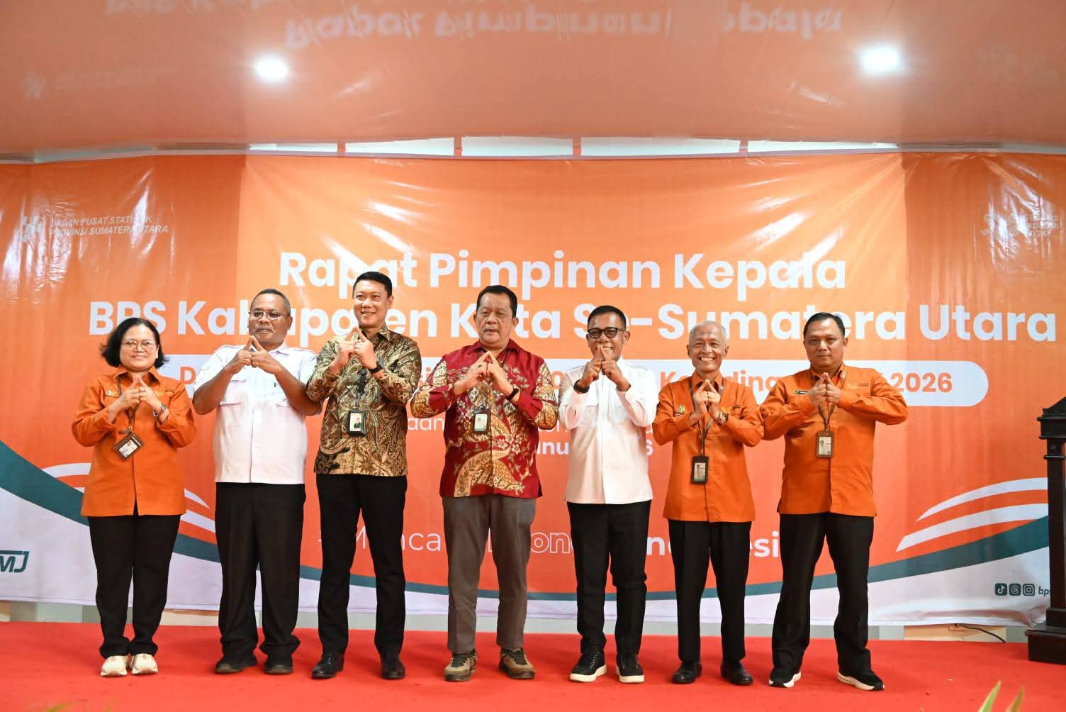 Hadiri Rapat Pimpinan BPS, Bupati Tapteng : Apresiasi Mahasiswa STIS Jakarta Bantu Pendataan R3P