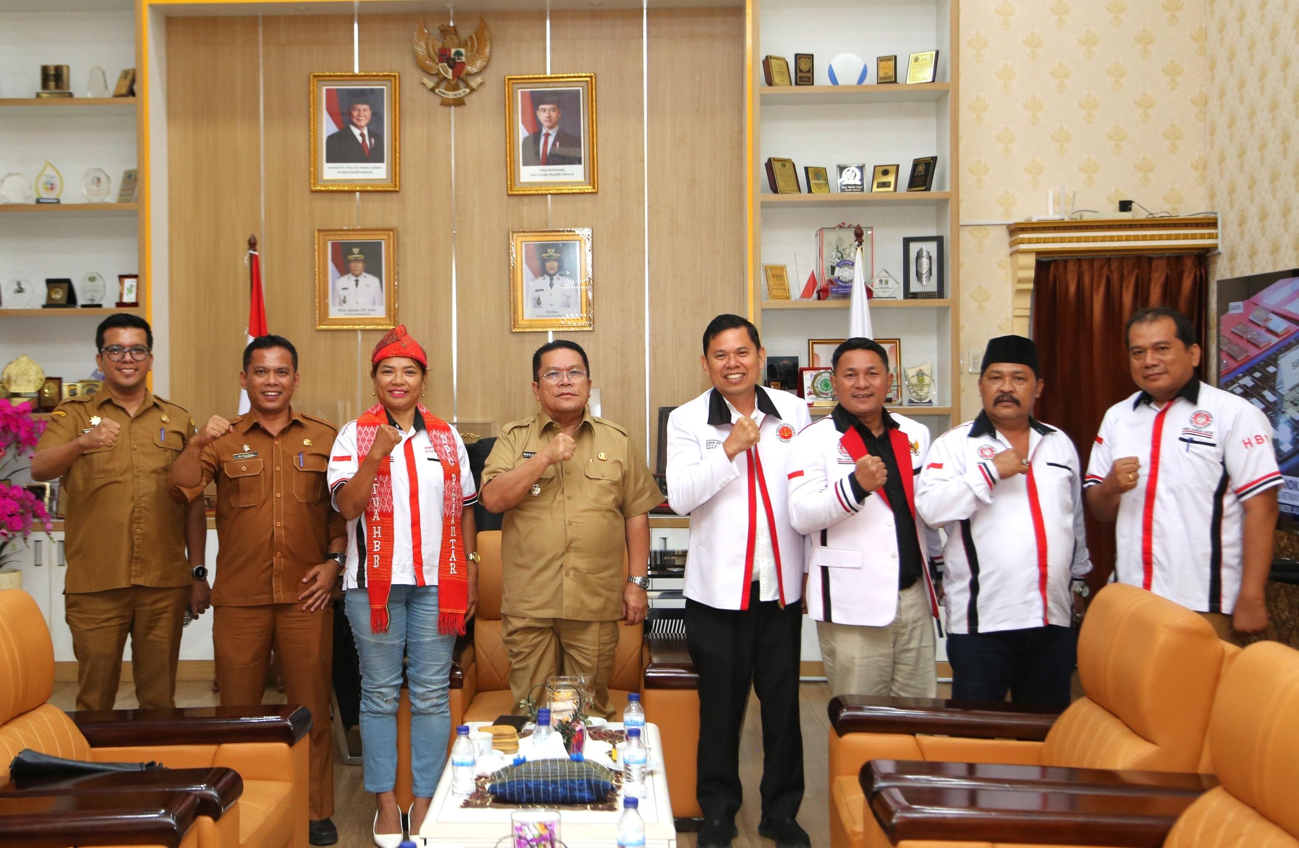 Wali Kota Wesly Silalahi Menerima Silaturahmi dan Audiensi DPP HBB dan DPC HBB Kota Pematangsiantar
