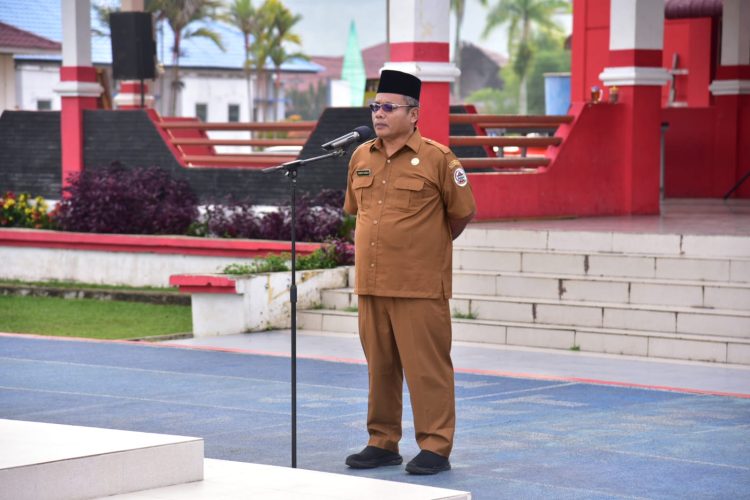 Pimpin Apel Gabungan, Asisten Pemerintahan Dan Kesra Setdakab Tapteng Tekankan Percepatan Pemulihan Pascabencana