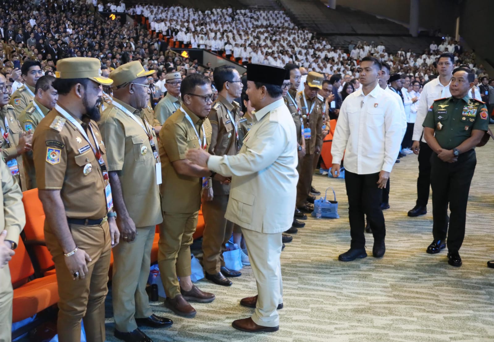 Bupati dan Wakil Bupati Tapteng Hadiri Rakornas Pusat Dan Daerah 2026