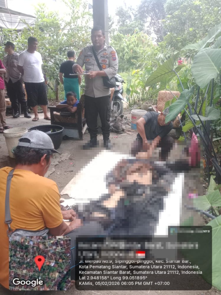 Polsek Siantar Barat Cek TKP Temuan Mayat di Enggang Polsek Siantar Barat Cek TKP Temuan Mayat di Enggang