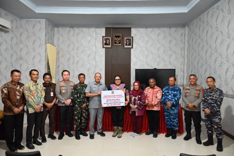 Pemkab Tapanuli Tengah Terima Rp 773.368.937 Bantuan Kemanusiaan dari Pemkab Gunungkidul