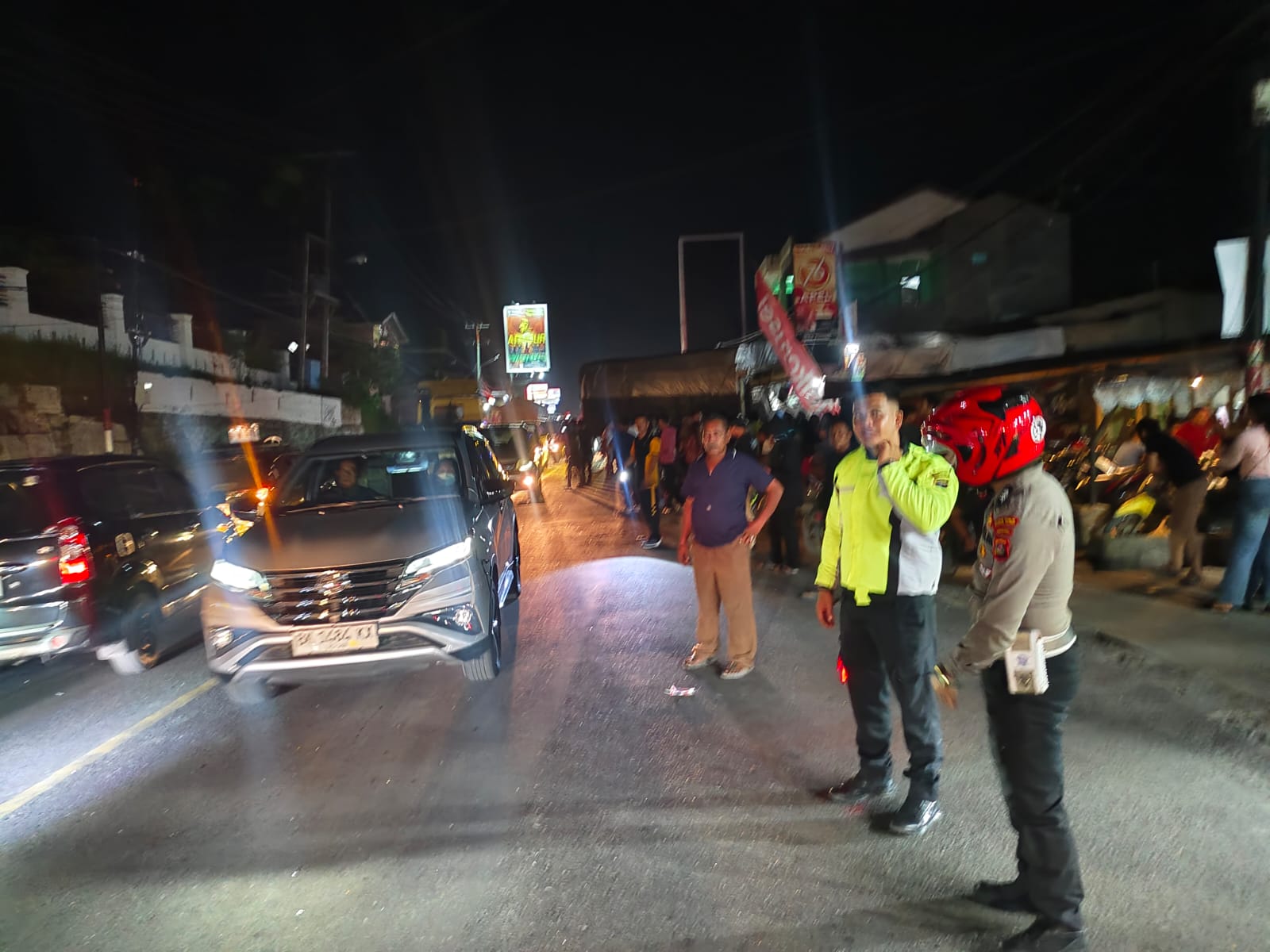 Sat Lantas Polres Pematangsiantar Gerak Cepat Urai Kemacetan di Simpang Sigagak
