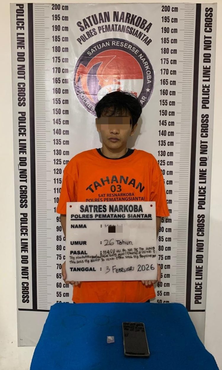 Polres Pematangsiantar Ringkus Residivis, Barbut 0,46 Gram Sabu Polres Pematangsiantar Ringkus Residivis, Barbut 0,46 Gram Sabu