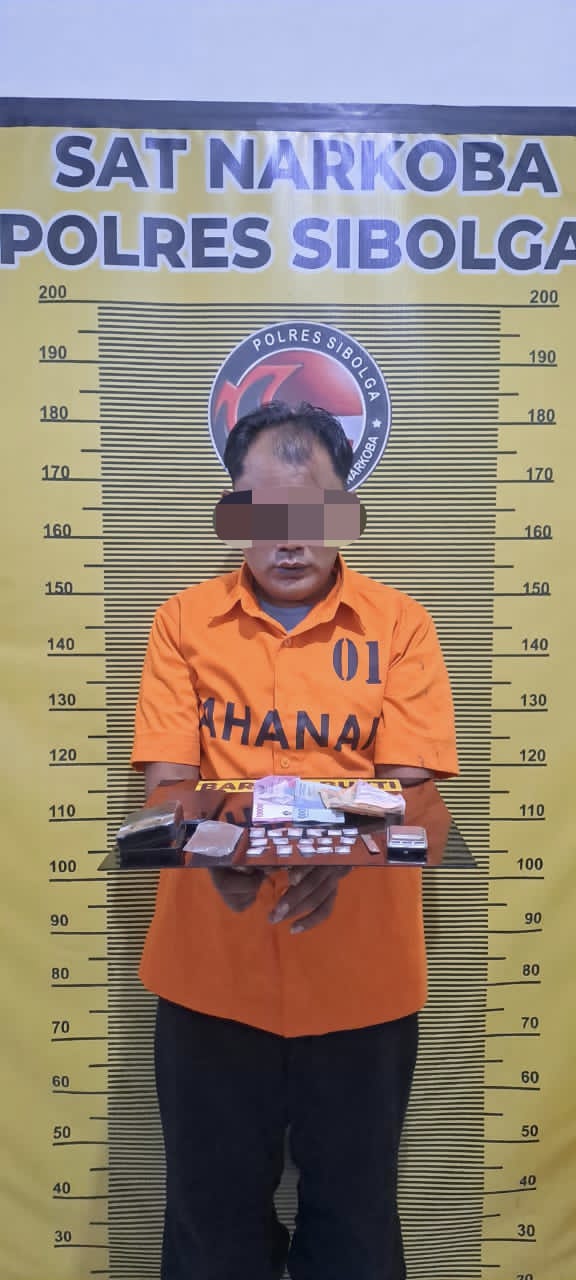 Tim Opsnal Polres Sibolga Tetap Komitmen Berantas Narkoba, 16 Paket Sabu Seberat 3,76 Gram Berhasil Diamankan