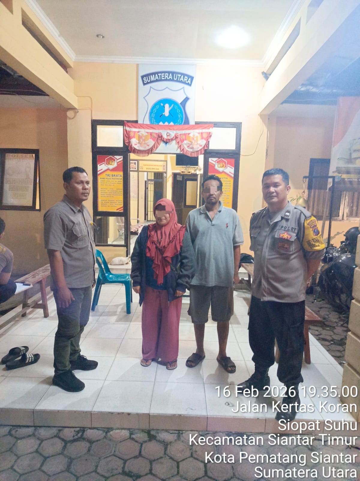 Polsek Siantar Timur Respon Cepat Cek TKP Laporan Dugaan Perampasan Sepeda Motor di Jalan Sentosa Bawah