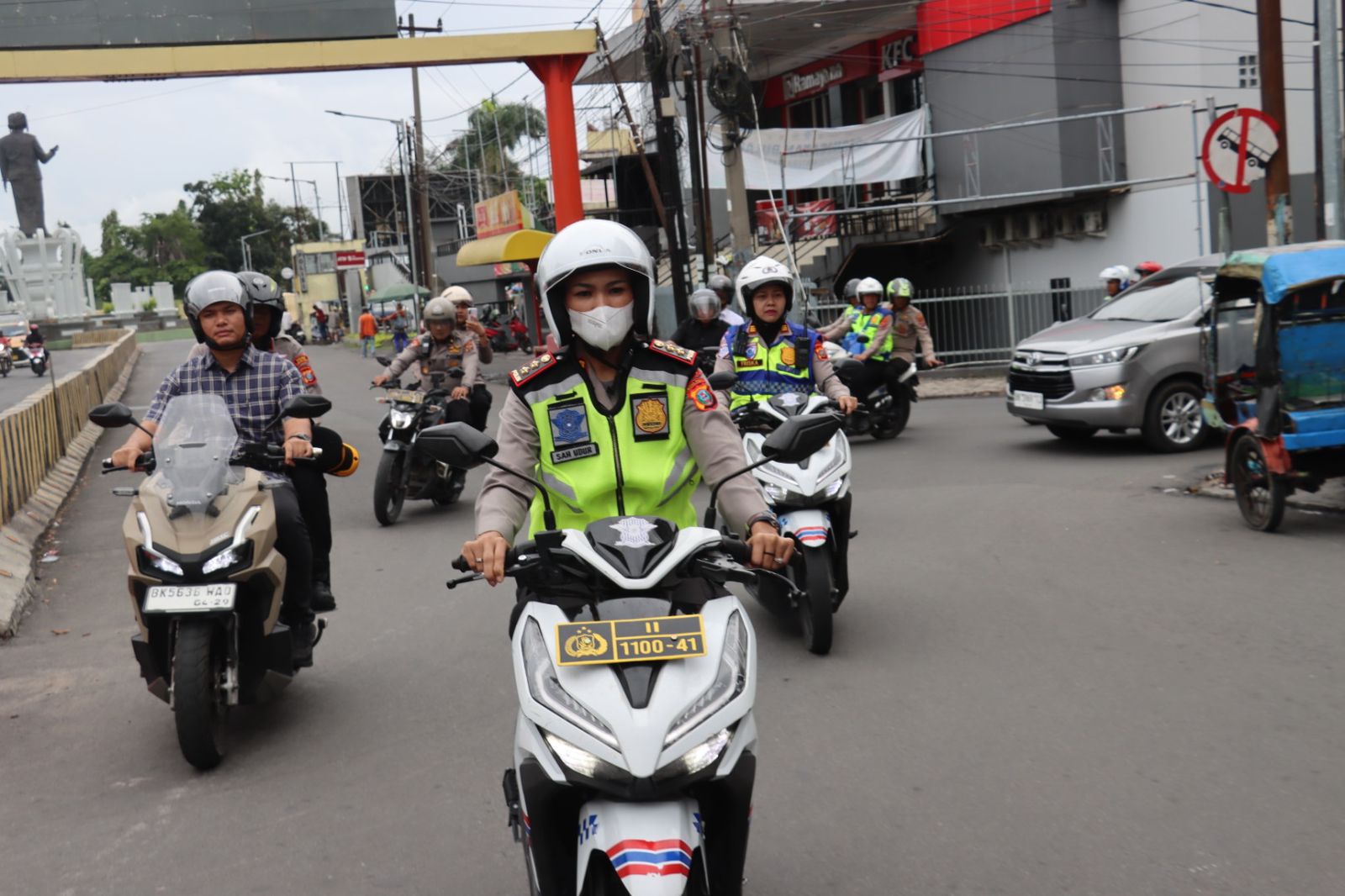 Kapolres Pematangsiantar Pimpin Langsung Pengamanan Perayaan Tahun Baru Imlek 2577, Pastikan Aman dan Kondusif
