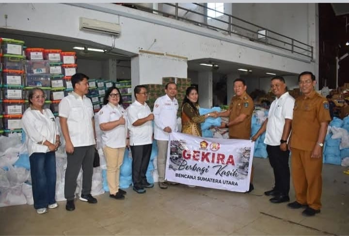 Wakil Wali Kota Sibolga Terima Bantuan Sembako dan Program Penanaman Satu Juta Pohon dari GEKIRA