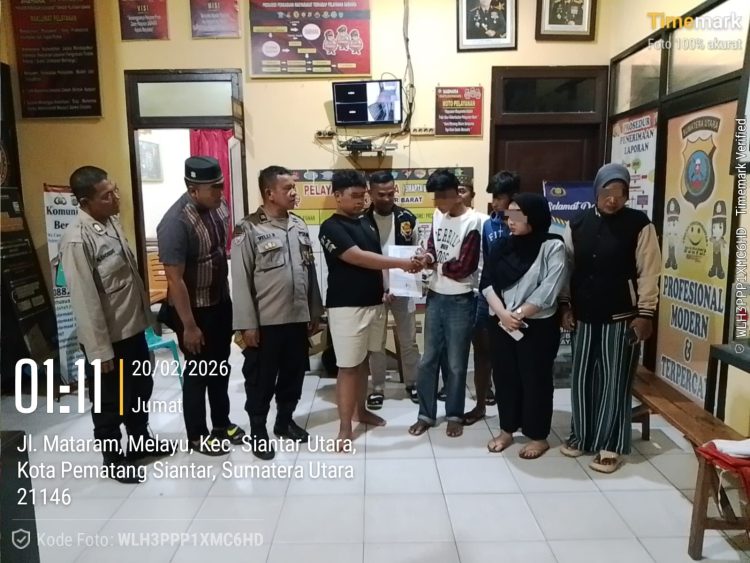 Polsek Siantar Barat Selesaikan Perkelahian di Jalan Simbolon Dengan Mediasi Polsek Siantar Barat Selesaikan Perkelahian di Jalan Simbolon Dengan Mediasi