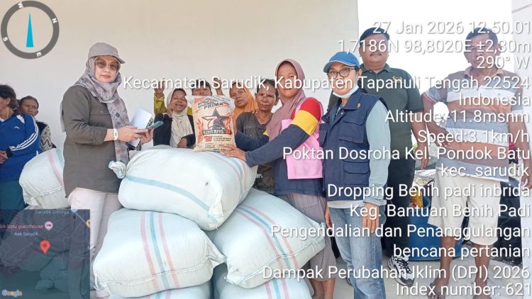 Pemulihan Sektor Pertanian Pascabanjir, Pemkab Tapteng Serahkan 94.000 Kg Benih Padi Kepada Petani Pemulihan Sektor Pertanian Pascabanjir, Pemkab Tapteng Serahkan 94.000 Kg Benih Padi Kepada Petani
