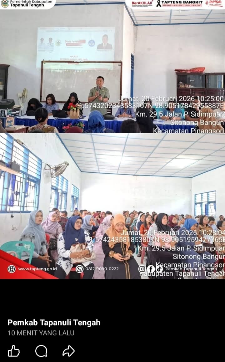 Pascabencana Alam Dinas Pendidikan Tapanuli Tengah Laksanakan Pembelajaran Menyenangkan