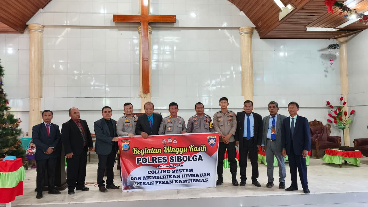 Melalui Program Minggu Kasih, Polres Sibolga Tampung Aspirasi dan Imbau Warga Waspada Kriminalitas