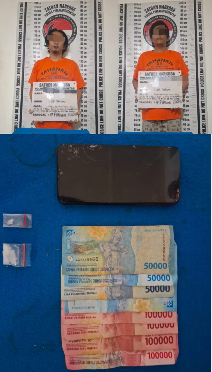 Polres Pematangsiantar Berhasil Amankan Pemilik Sabu Dari Komplek Asrama Martoba, Barbut Sabu 1.49 Gram