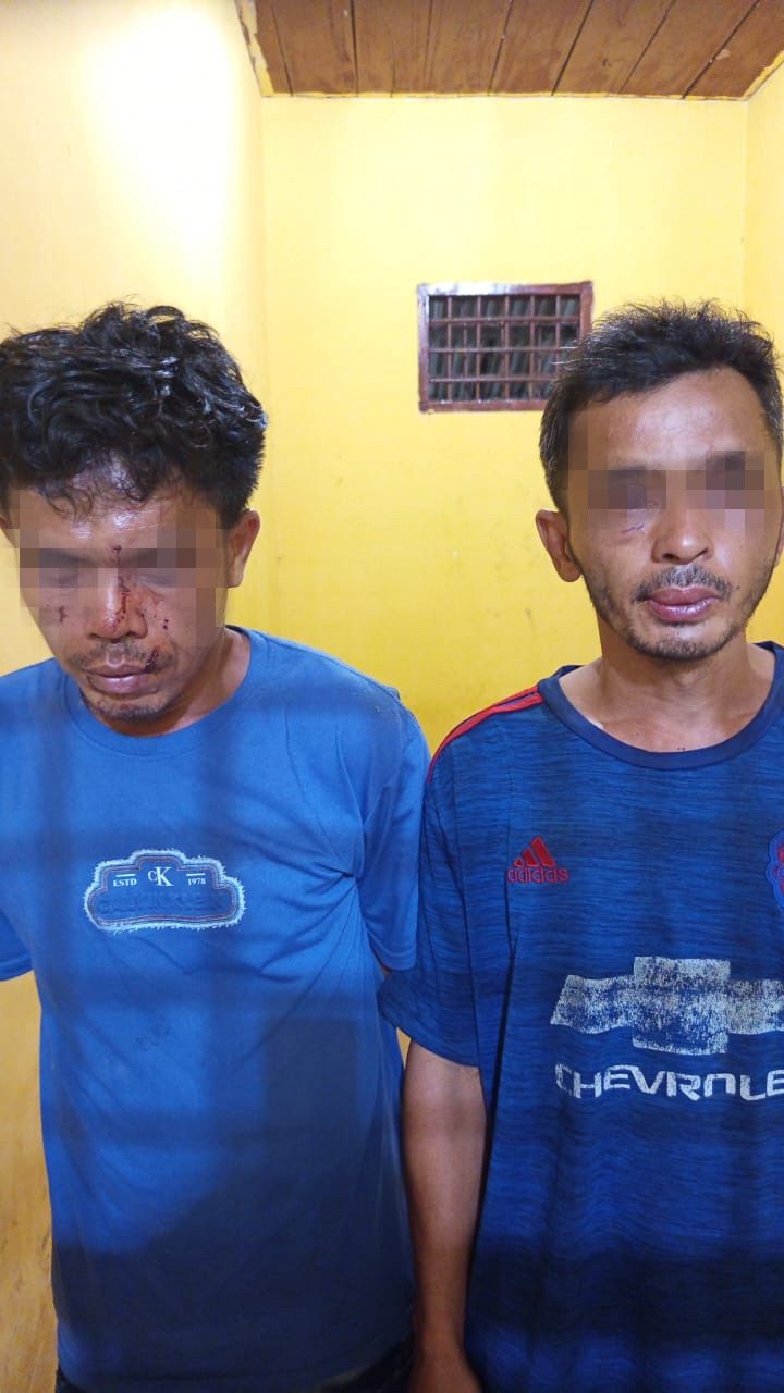Gasak Daging Babi dan Kompor, Dua Pencuri di Rampah Poriaha Ditangkap Polisi