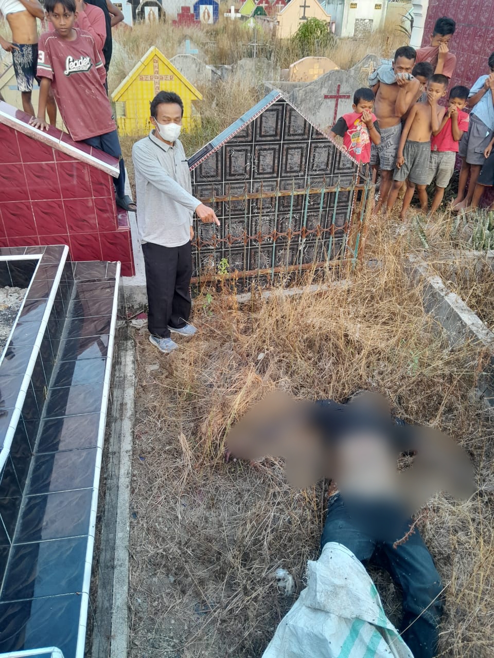 Polsek Perdagangan Gerak Cepat Tangani Penemuan Mayat di TPU Marihat Bandar