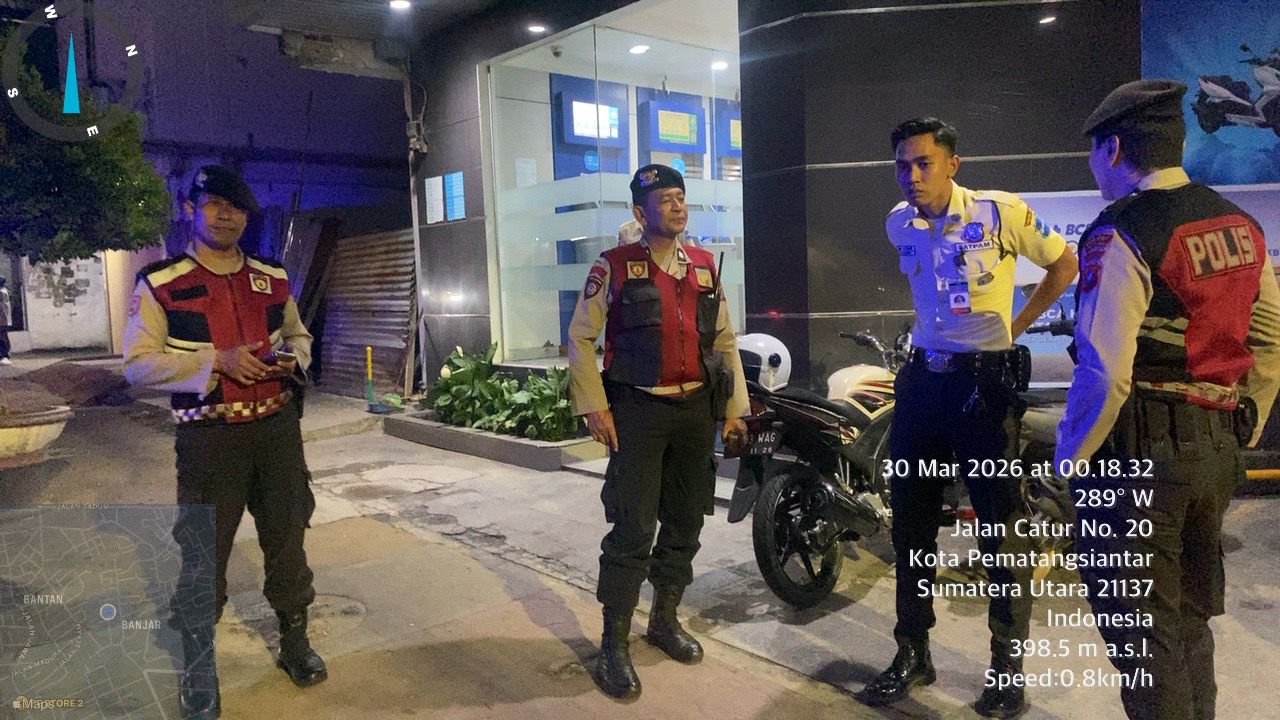 Sat Samapta Polres Pematangsiantar Laksanakan BLP Antisipasi 3C dan Balap Liar