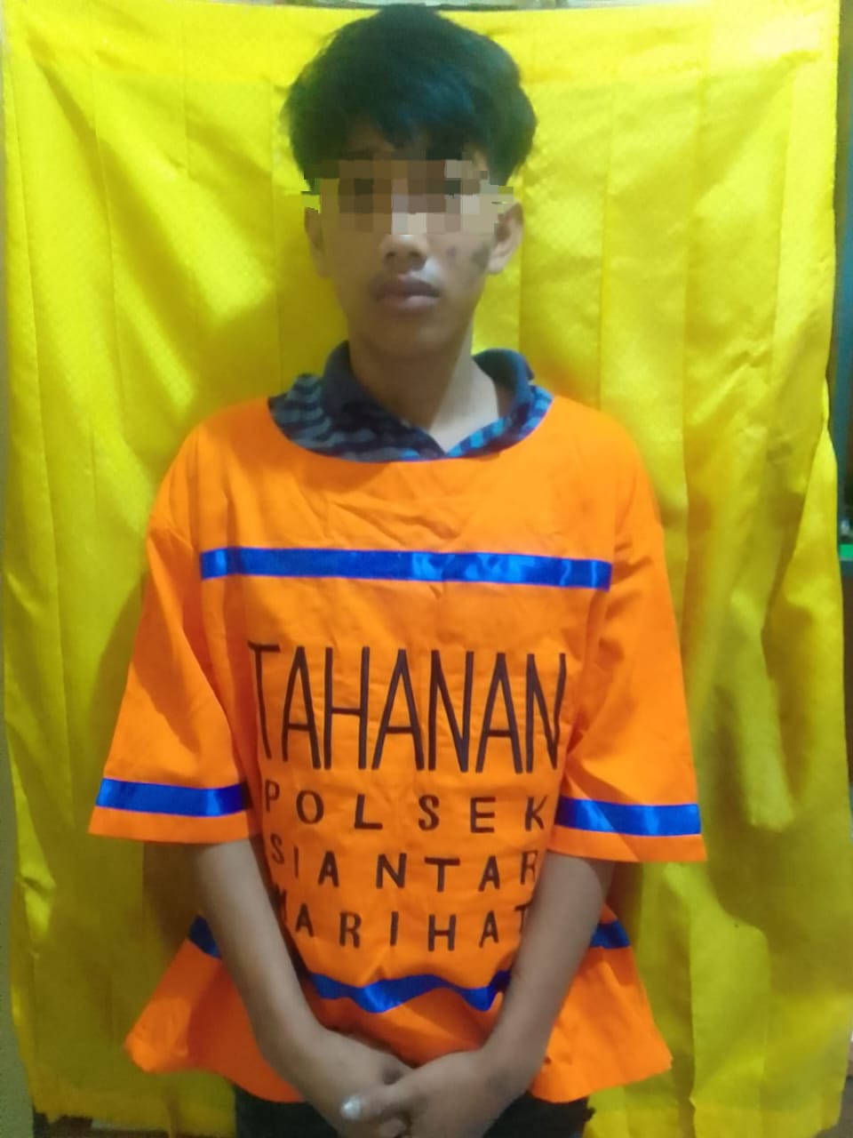 Polsek Siantar Marihat Amankan Pelaku Percobaan Pencurian Kabel Tower Telkomsel