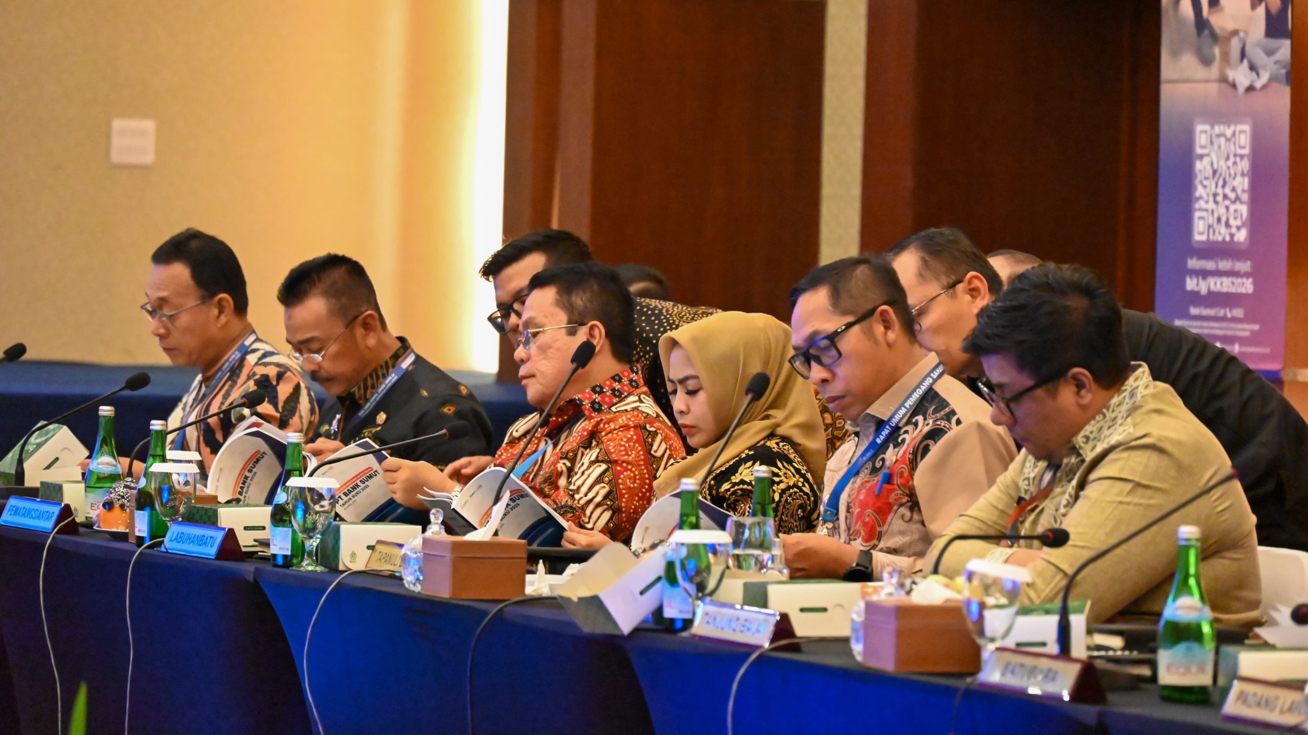 Wali Kota Pematangsiantar Wesly Silalahi Menghadiri RUPS Tahunan Buku 2025 PT Bank Sumut