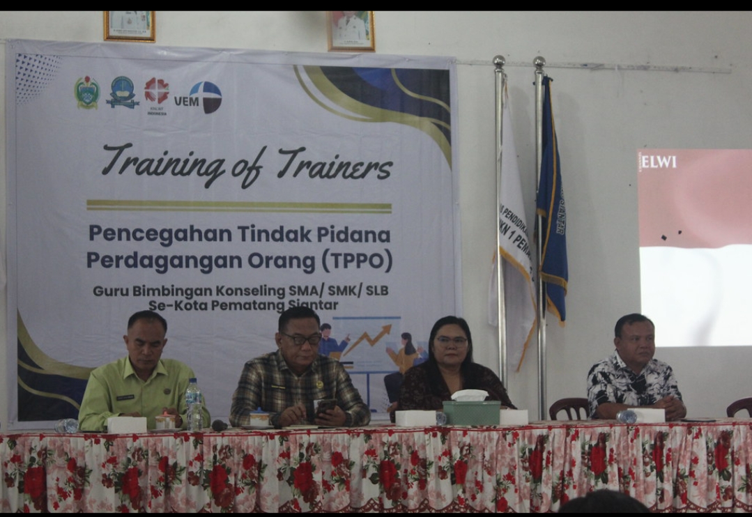 Lindungi Generasi Muda dari Ancaman TPPO, Guru BK Pematangsiantar Ikuti Pelatihan ToT
