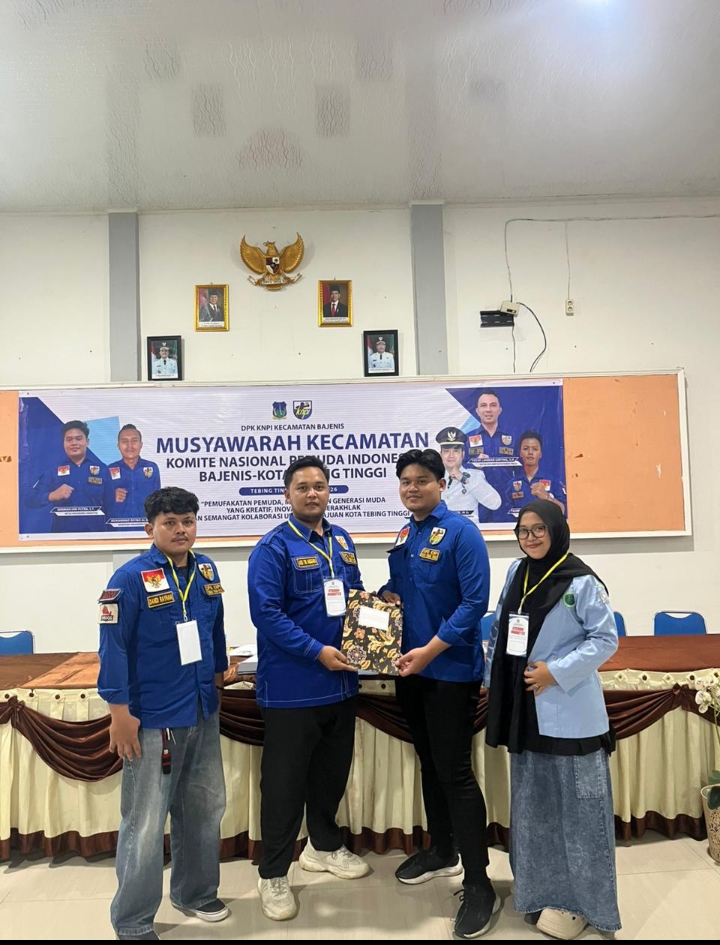 Hasil Musyawarah Kecamatan, Andrian Dwi Putra Terpilih Sebagai Ketua PK KNPI Bajenis