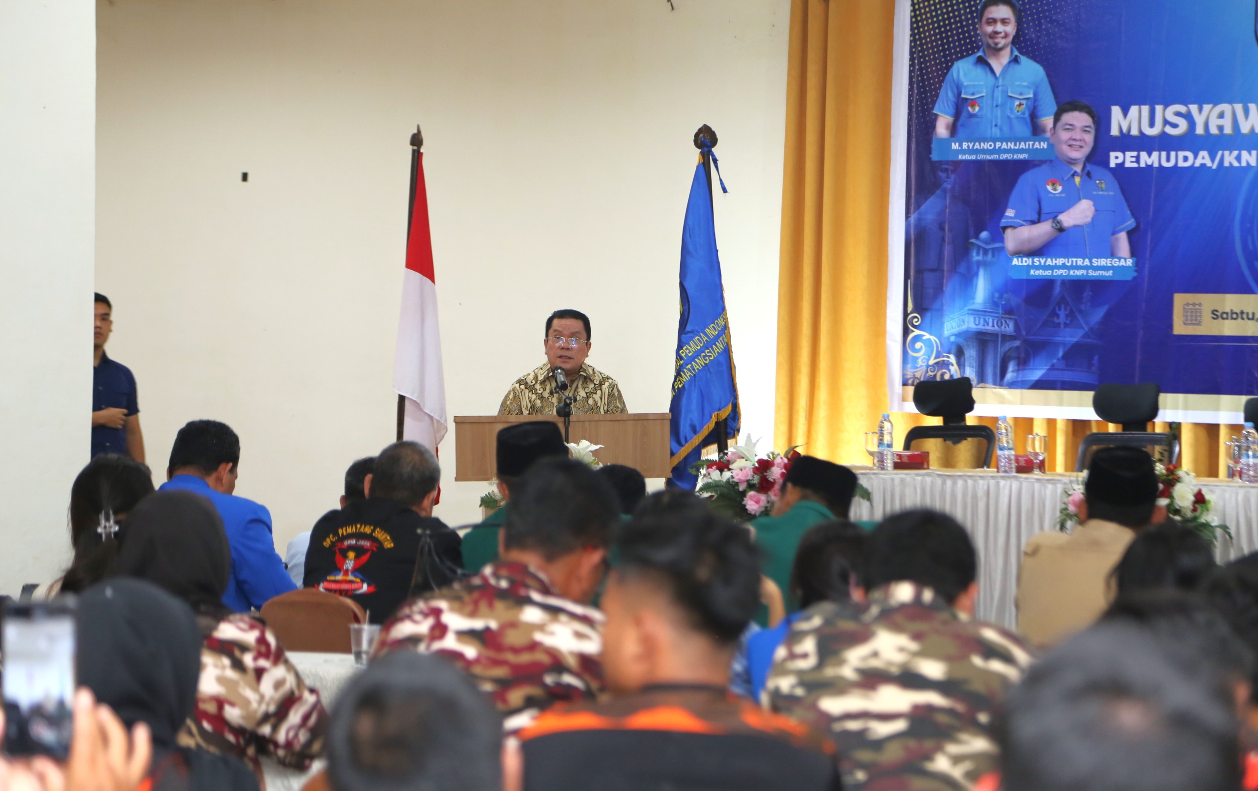 Wali Kota Wesly Silalahi Hadiri Pembukaan Musda XIV KNPI Kota Pematangsiantar