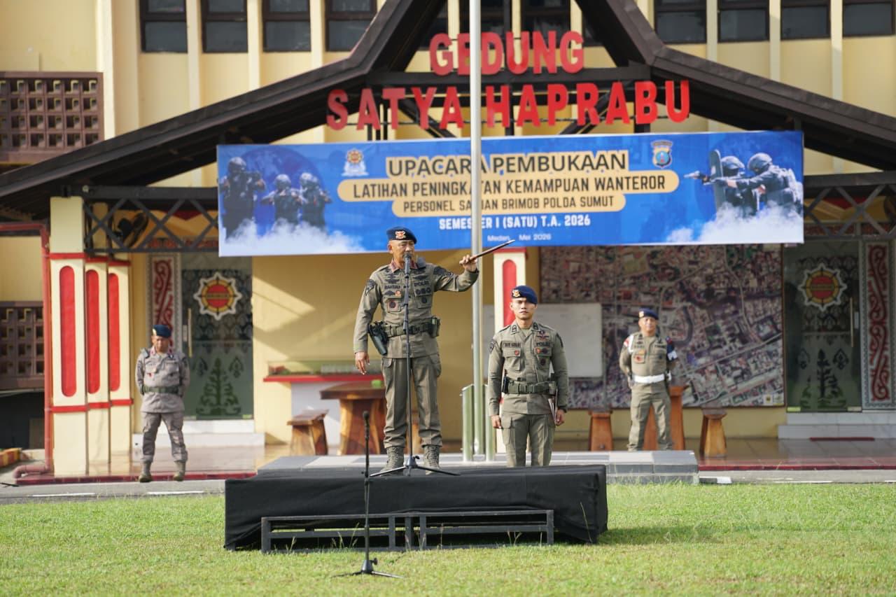 Tingkatkan Profesionalisme dan Kesiapan Operasional, Sat Brimob Polda Sumut Gelar Latihan Kemampuan Wanteror Semester I TA 2026 Tingkatkan Profesionalisme dan Kesiapan Operasional, Sat Brimob Polda Sumut Gelar Latihan Kemampuan Wanteror Semester I TA 2026