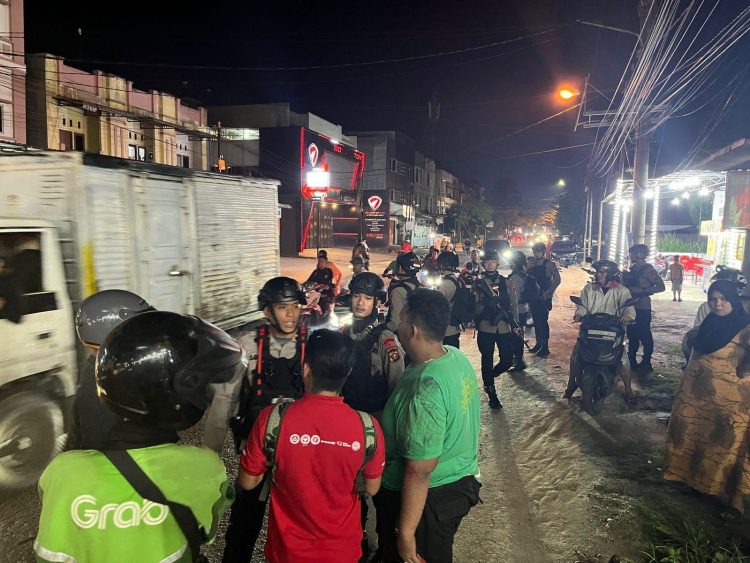 Brimob Sumut Tancap Gas, Patroli Mandiri Batalyon A Sapu Bersih Kejahatan Jalanan di Kota Medan