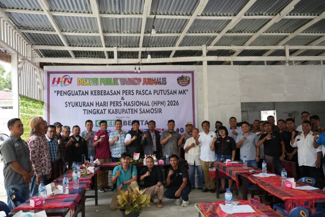 Diskominfo Samosir Hadiri Diskusi Publik dan Syukuran Hari Pers Nasional ke-80, Tegaskan Komitmen Dukung Kebebasan Pers Diskominfo Samosir Hadiri Diskusi Publik dan Syukuran Hari Pers Nasional ke-80, Tegaskan Komitmen Dukung Kebebasan Pers
