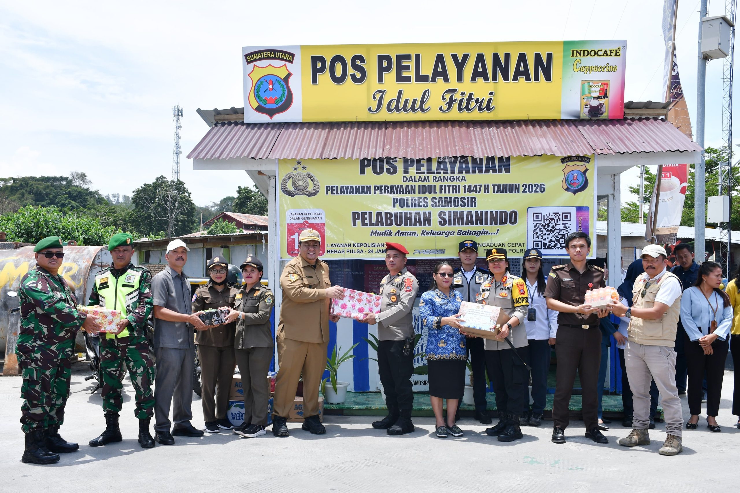Bupati-Wabup Samosir Monitoring Pos Pengamanan Lebaran 2026, 10 Pos Disiagakan Bupati-Wabup Samosir Monitoring Pos Pengamanan Lebaran 2026, 10 Pos Disiagakan
