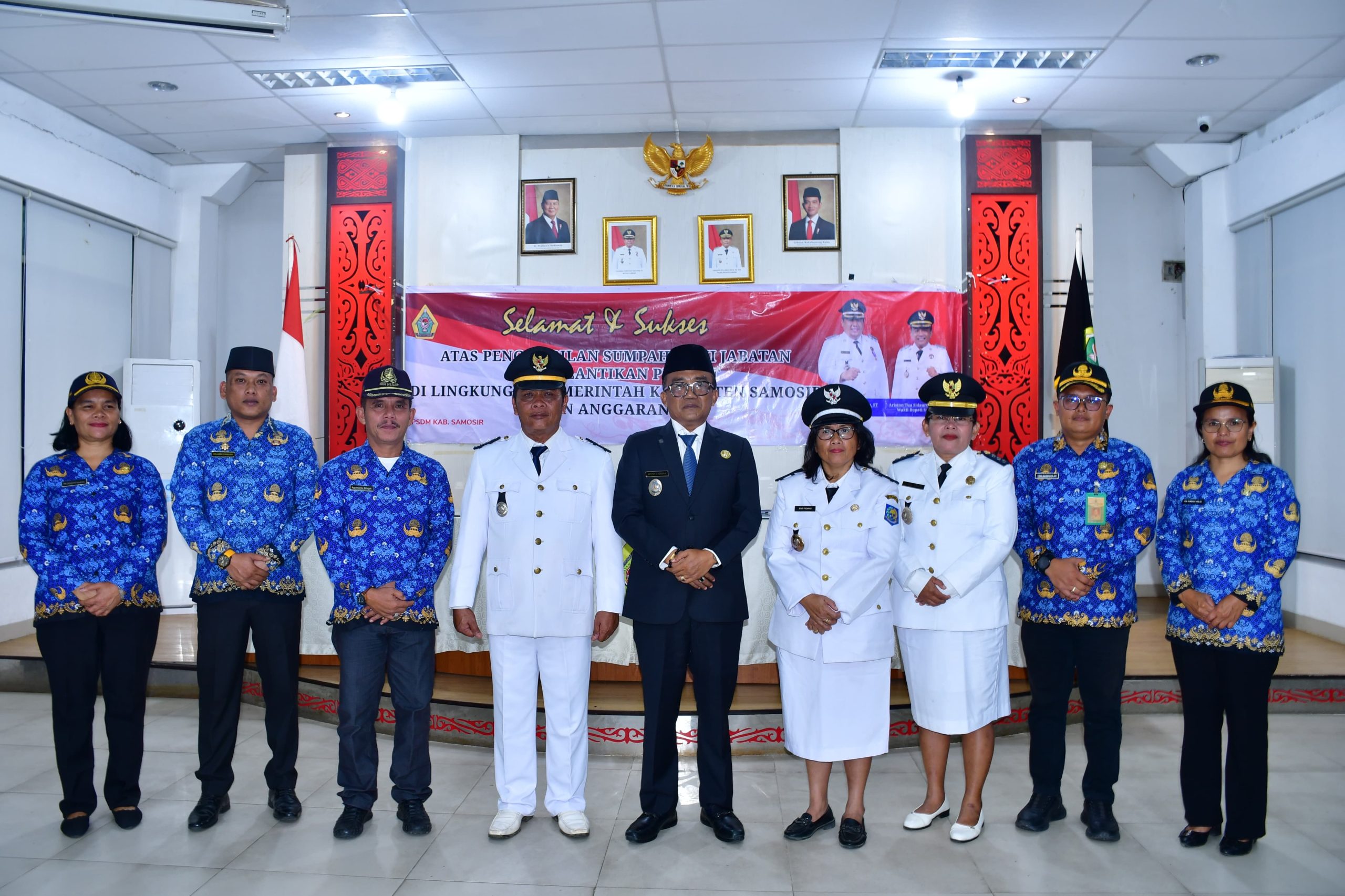 Pelantikan Pejabat Administrator dan Pengawas, Wabup Samosir: Pejabat Harus Cakap, Adaptif dan Siap Dievaluasi Pelantikan Pejabat Administrator dan Pengawas, Wabup Samosir: Pejabat Harus Cakap, Adaptif dan Siap Dievaluasi