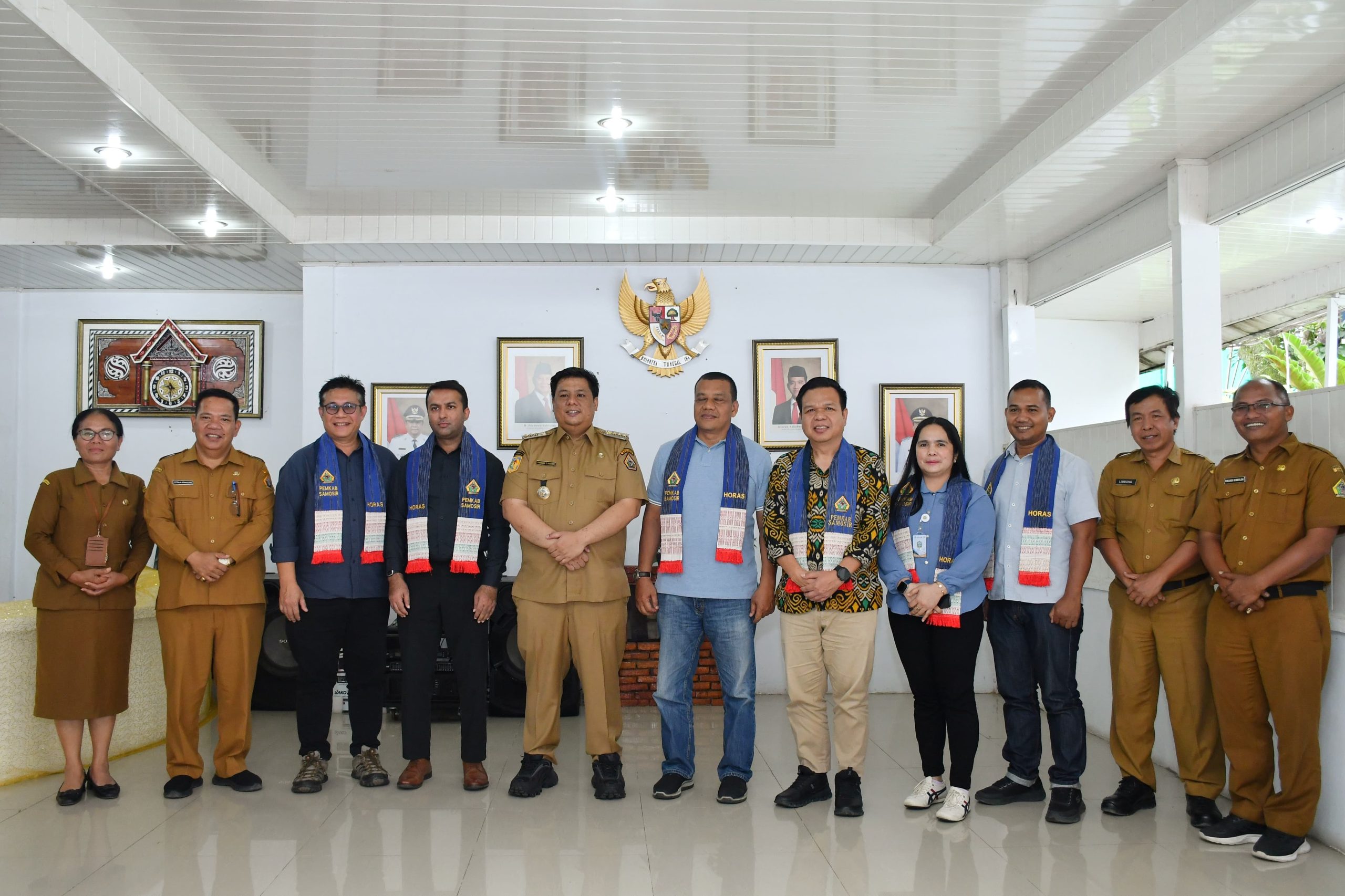 Bupati Samosir Terima Kunjungan Oxford Policy Managemen Inggris, Perkuat Komitmen Pembangunan Pertanian Berbasis Energi Rendah Karbon