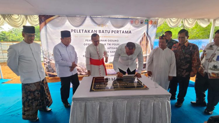Kardinal Suharyo Pimpin Peletakan Batu Pertama Gereja TNI-Polri St. Ignatius Jatisari Kardinal Suharyo Pimpin Peletakan Batu Pertama Gereja TNI-Polri St. Ignatius Jatisari