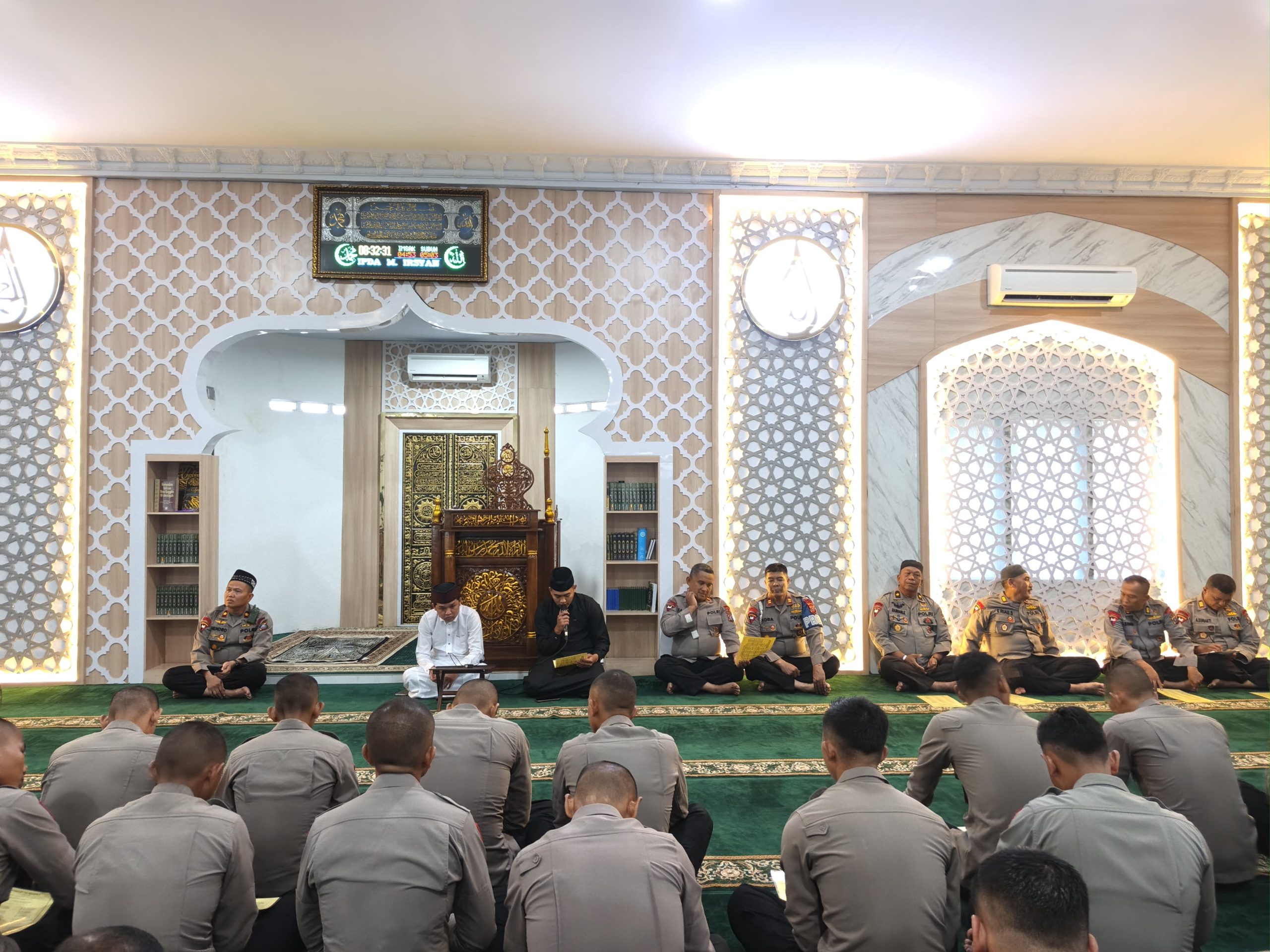 Binrohtal Perkuat Karakter Personel, Satuan Brimob Polda Sumut Tanamkan Nilai Integritas dan Keimanan