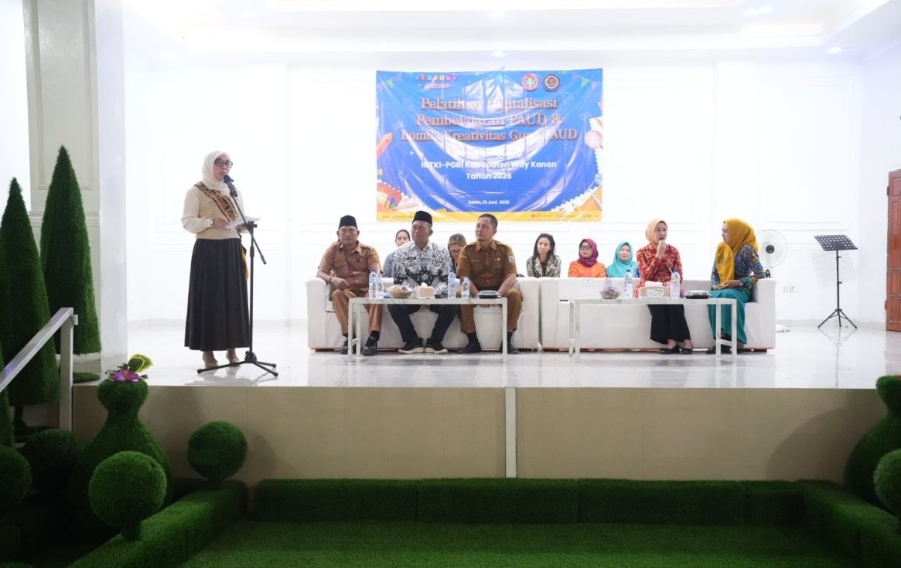 Bunda PAUD Way Kanan Buka Pelatihan Digitalisasi Pembelajaran dan Lomba Kreativitas Guru PAUD Bersama Pascola Bunda PAUD Way Kanan Buka Pelatihan Digitalisasi Pembelajaran dan Lomba Kreativitas Guru PAUD Bersama Pascola