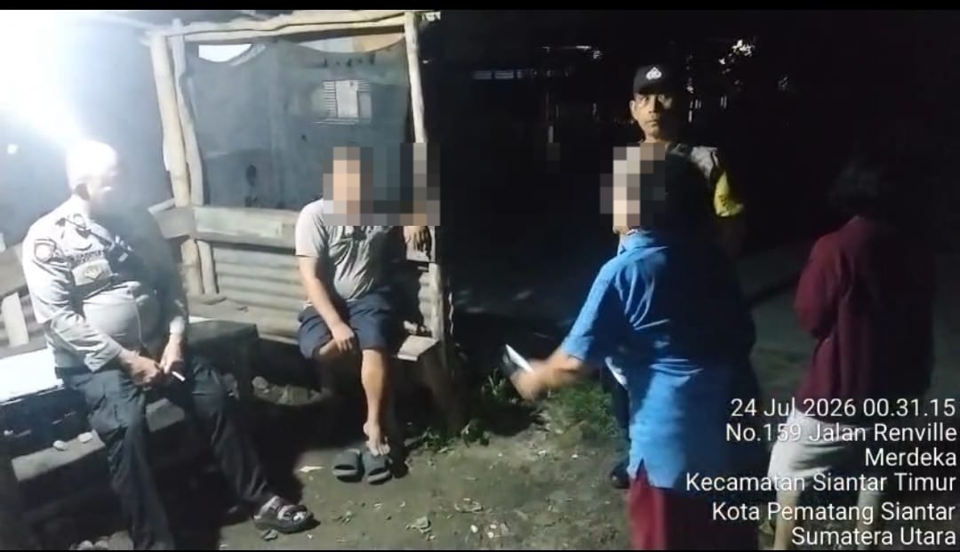 Polsek Siantar Timur Cek Laporan Aduan Warga