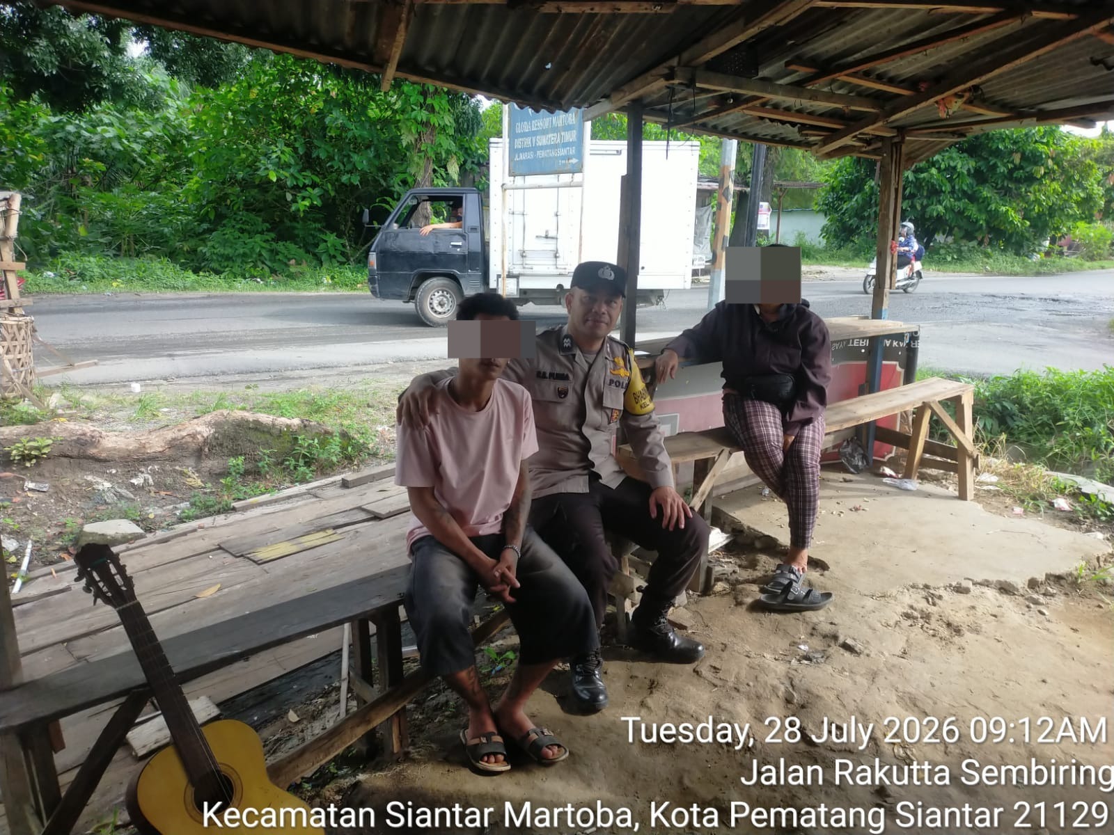 Polsek Siantar Martoba Berikan Nasehat Kepada Anak yang Meresahkan Ibu Kandung
