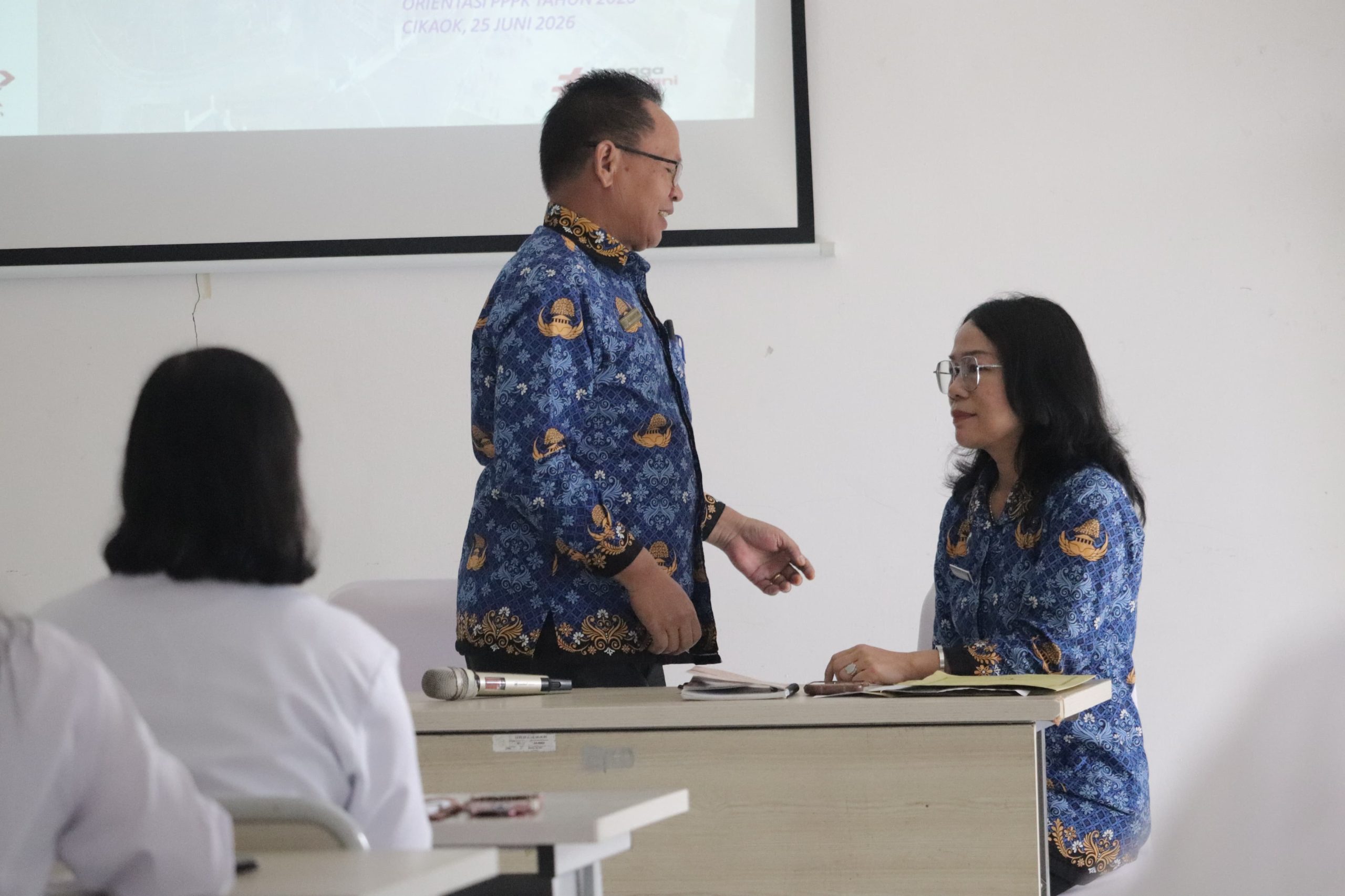 Bupati Pakpak Bharat Diwakili Sekda  Membuka Orientasi PPPK Tahun 2026 