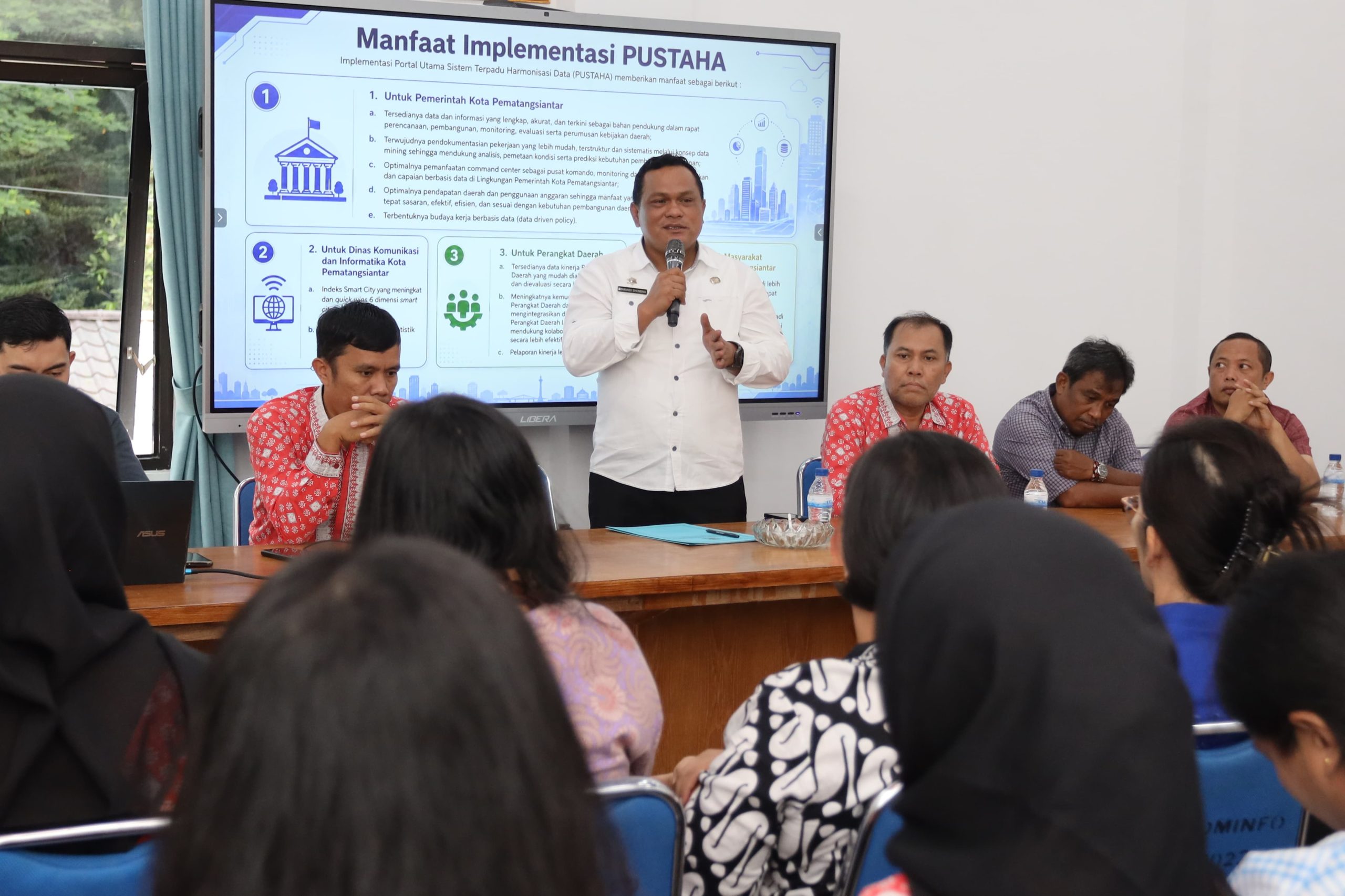Kadis Kominfo Kota Pematangsiantar Pimpin Rapat Persiapan Soft Launching dan Sosialisasi Terbangunnya Pustaha