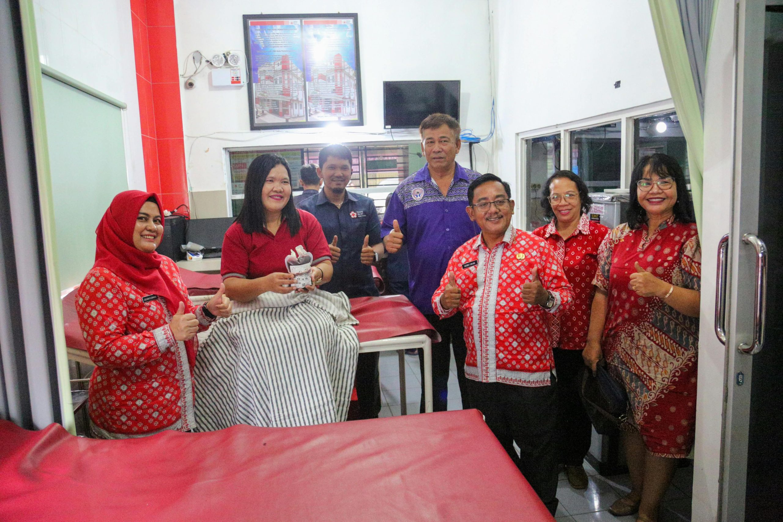 Dinas Koperasi, UKM, dan Perdagangan Kota Pematangsiantar Gelar Baksos Donor Darah