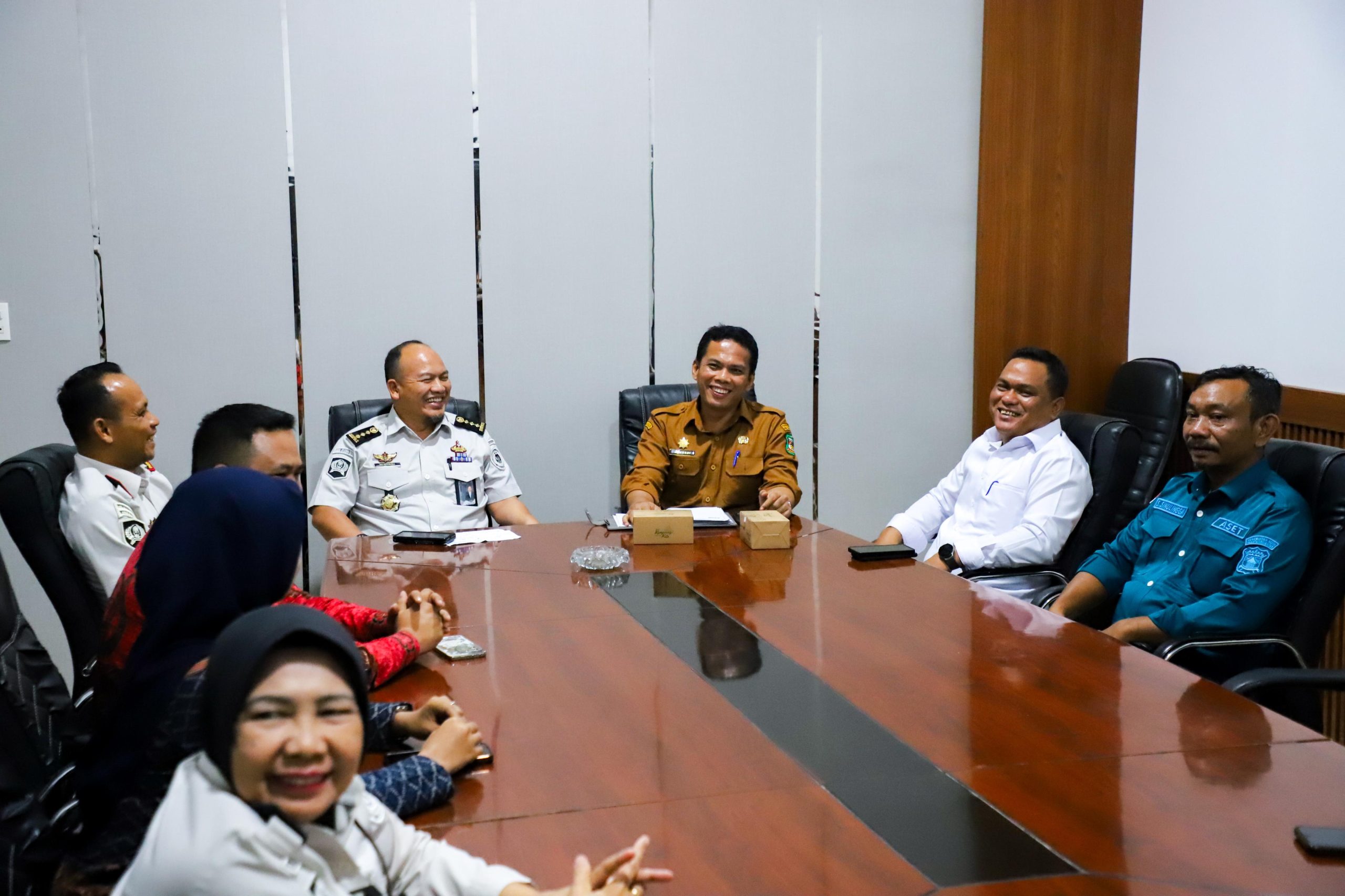Wali Kota Pematangsiantar Diwakili Sekda Junaedi Antonius Sitanggang Menyambut Kehadiran Rombongan dari Kanwil Ditjenpas Sumut