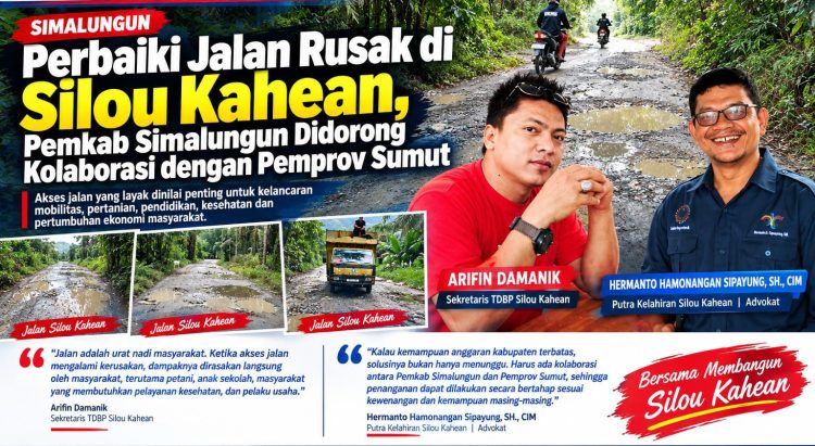 Perbaiki Jalan Rusak di Silou Kahean, Pemkab Simalungun Didorong Kolaborasi dengan Pemprov Sumut Perbaiki Jalan Rusak di Silou Kahean, Pemkab Simalungun Didorong Kolaborasi dengan Pemprov Sumut