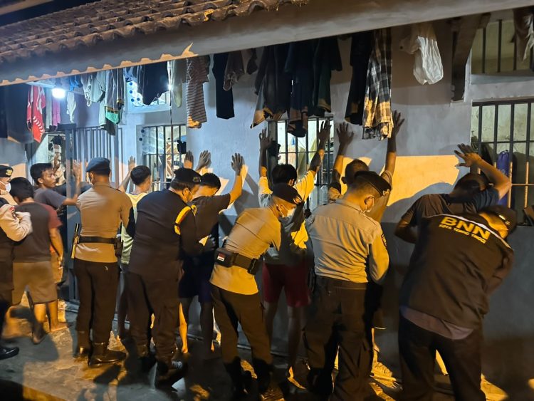 Brimob Batalyon B Polda Sumut Kawal Razia Gabungan di Lapas Kelas IIB Tebing Tinggi