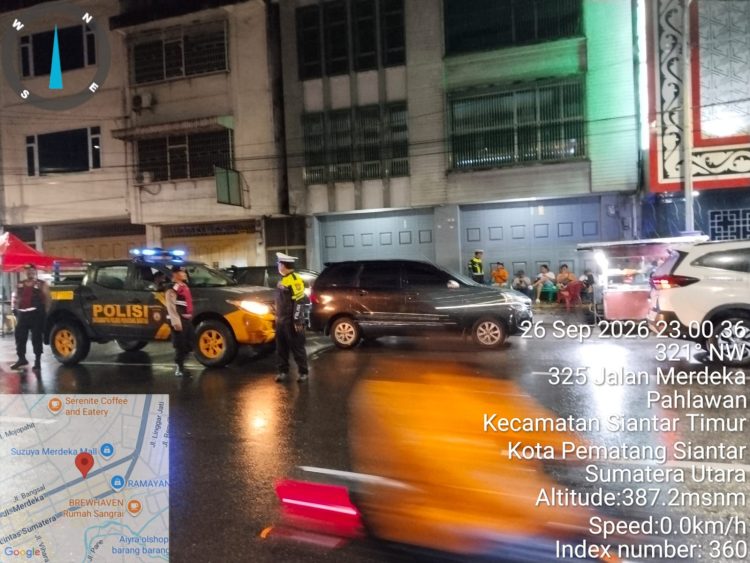 Polres Pematangsiantar Tingkatkan Patroli Malam, Sasar Geng Motor Hingga Balap Liar