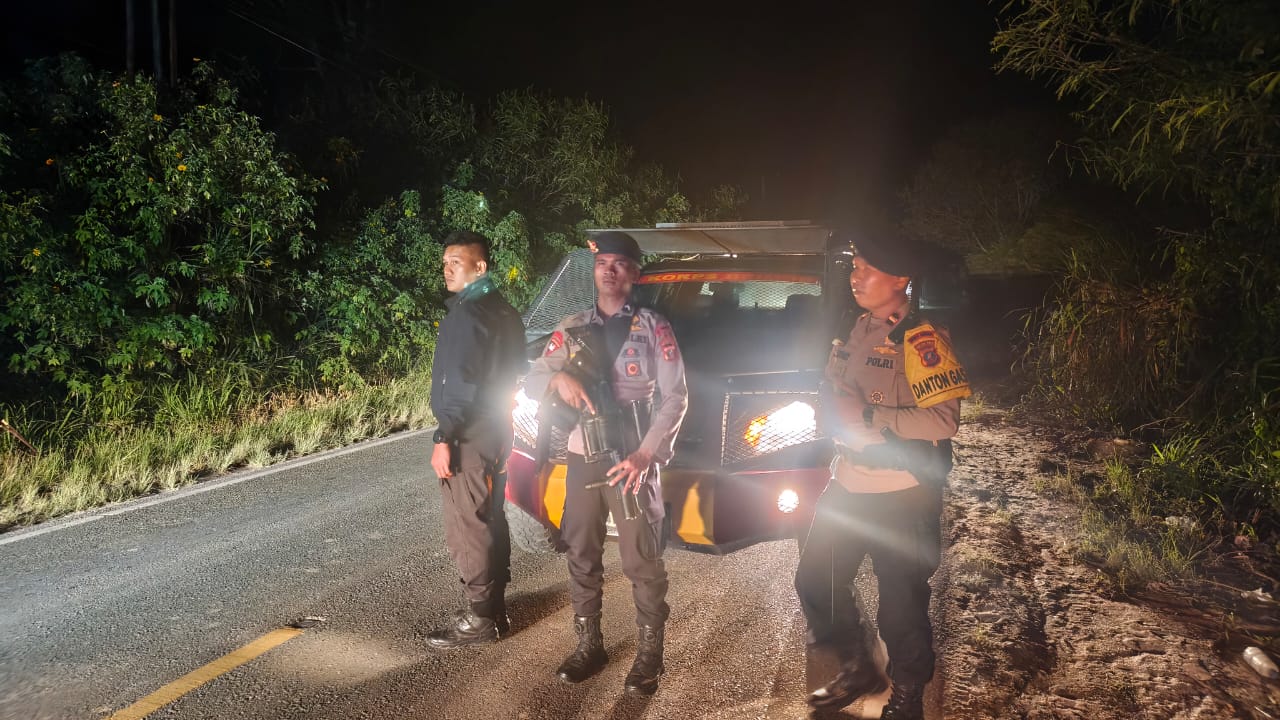 Patroli Dialogis Brimob Sumut, Antisipasi Gangguan Kamtibmas di Jalur Lintas Sumatera