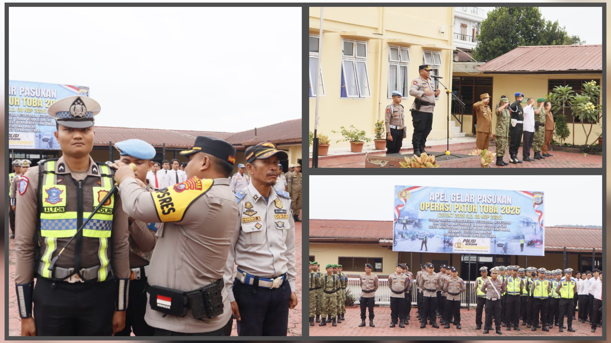 Polres Taput Laksanakan Apel Gelar Pasukan Operasi Patuh Toba 2026 Kapolres Bertindak Sebagai Irup