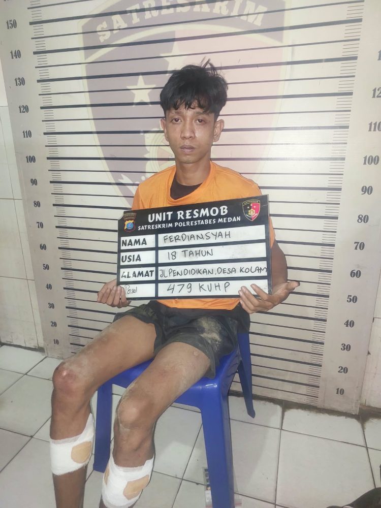 Timsus JCS Polrestabes Medan Ungkap 40 TKP Begal, Satu Terduga Pelaku Ditembak Konsep Otomatis