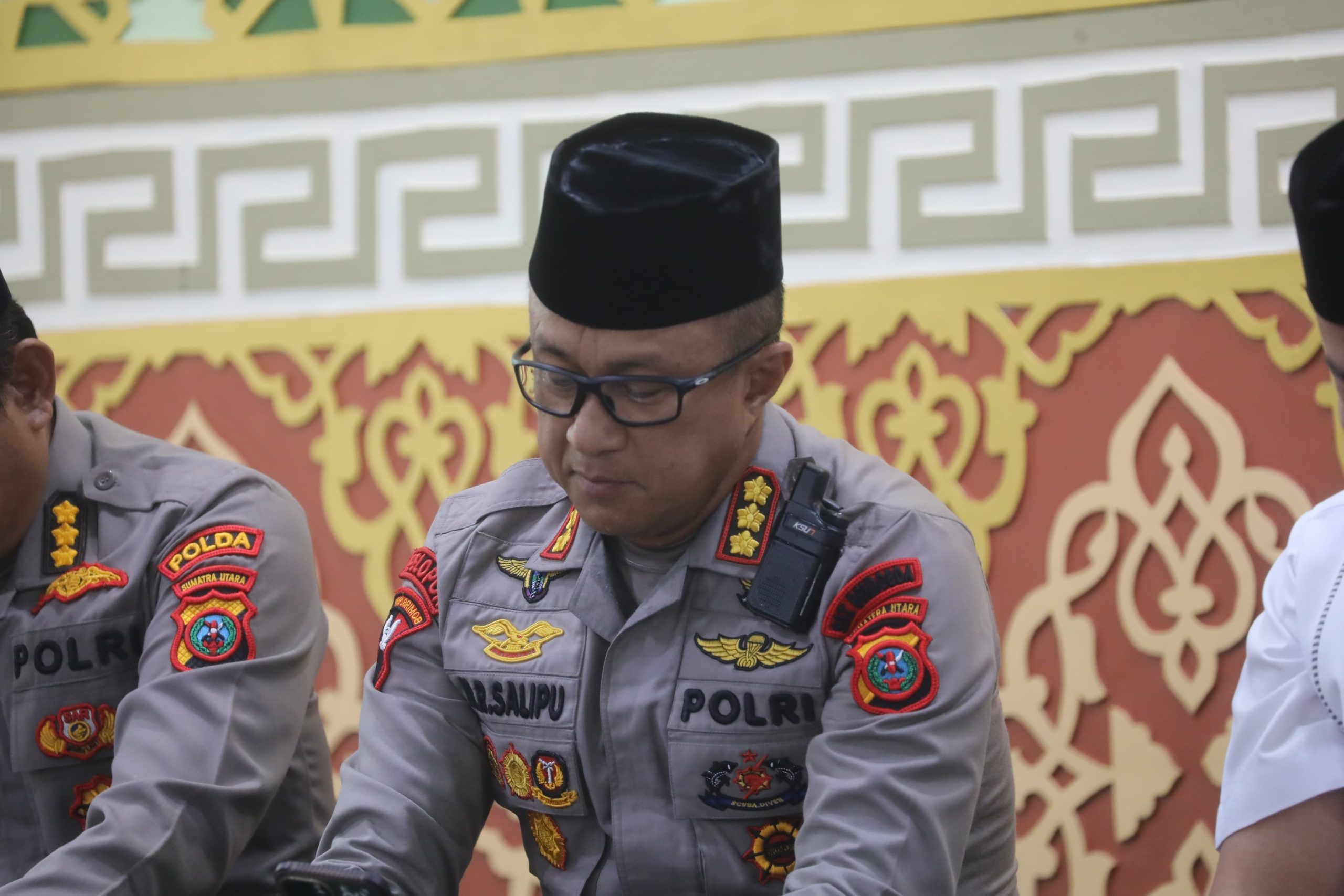 Perkuat Iman dan Keteladanan, Dansat Brimob dan Bhayangkari Ikuti Doa Bersama HKGB ke-74 di Mapolda Sumut