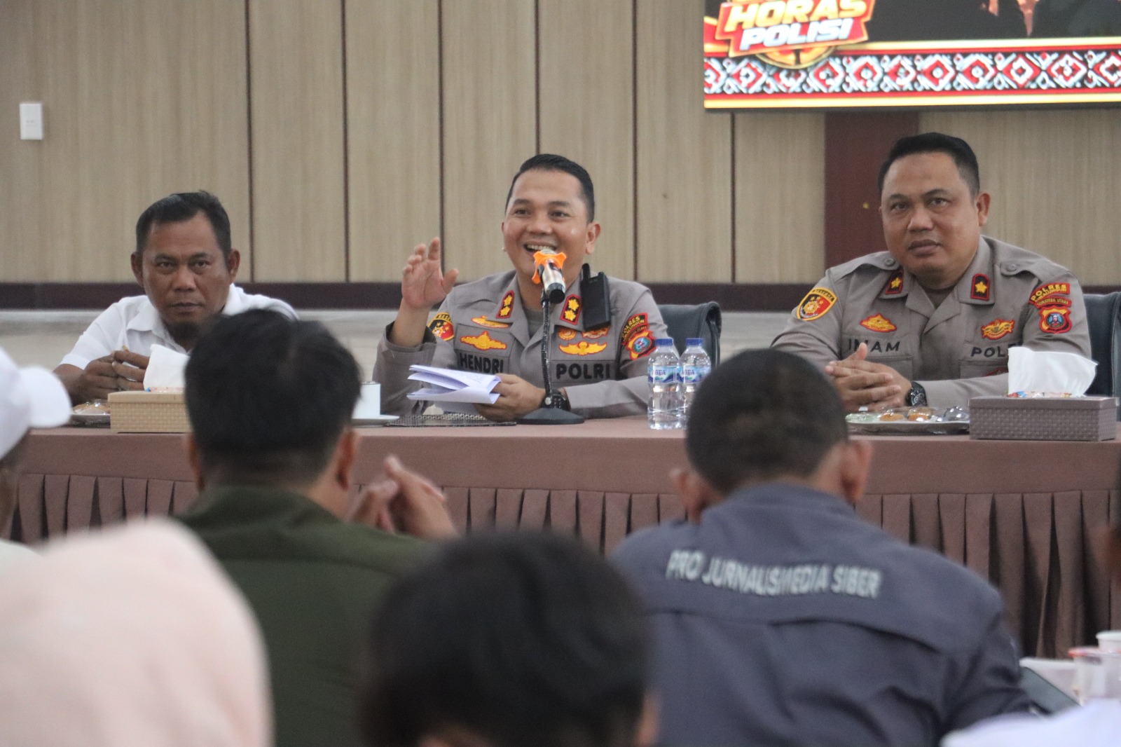 Kapolres Simalungun Coffee Morning Bersama Insan Pers, Wujudkan Polri Humanis
