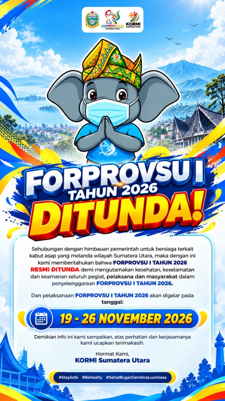 FORPROVSU I 2026 Resmi Diundur ke November, Ini Jadwal Terbarunya FORPROVSU I 2026 Resmi Diundur ke November, Ini Jadwal Terbarunya